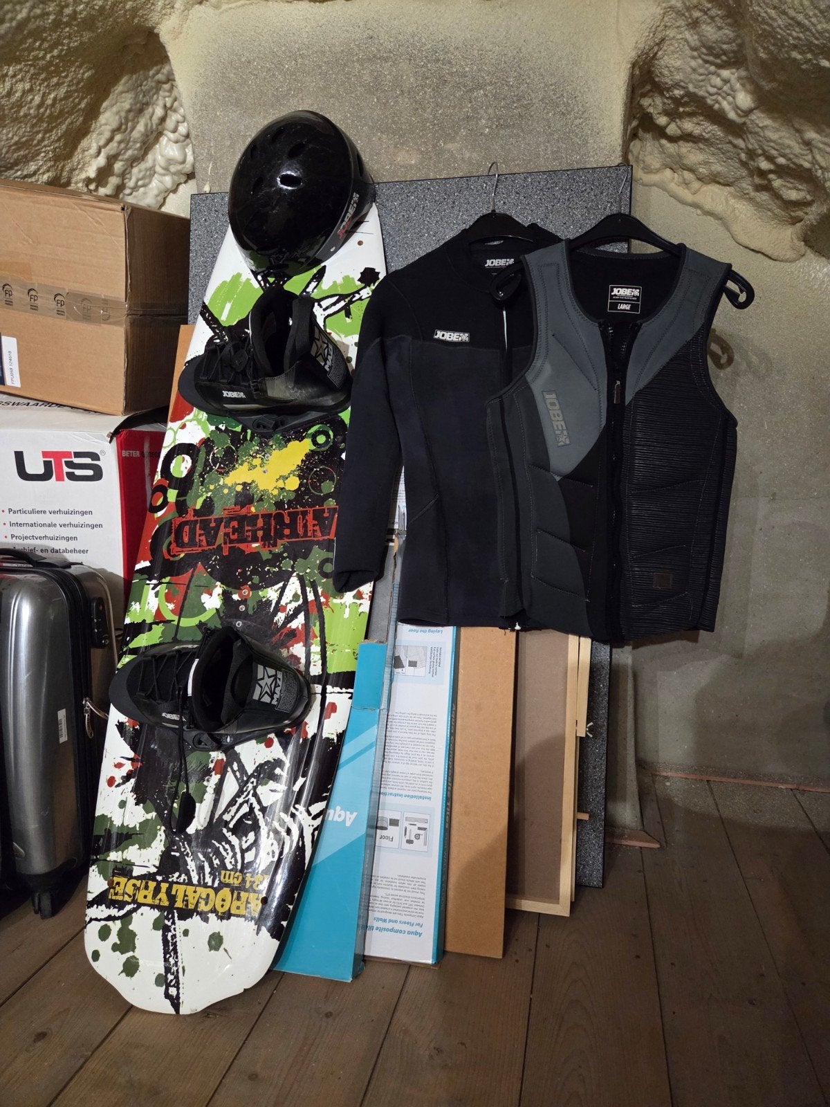Complete wakeboardset., Watersport en Boten, Wakeboarden, Ophalen, Gebruikt