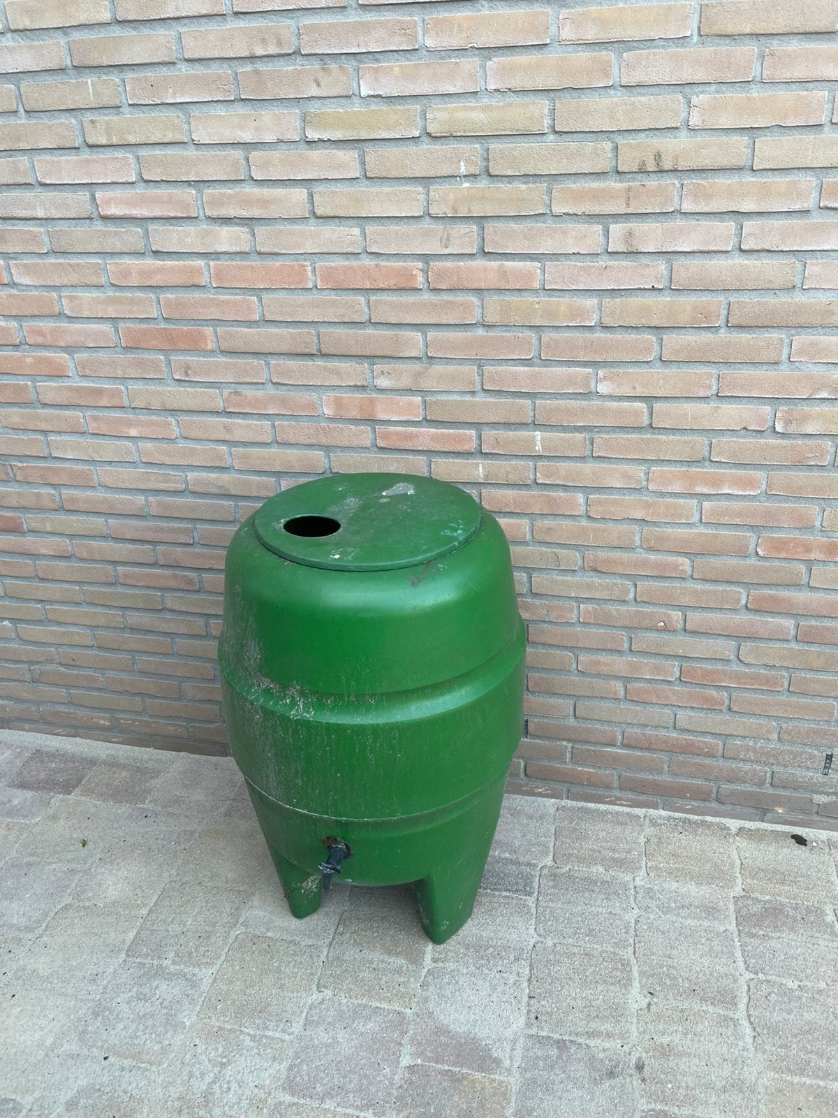 Regenton kunststof, Tuin en Terras, Regentonnen, Ophalen, Kunststof, Gebruikt, Met kraantje