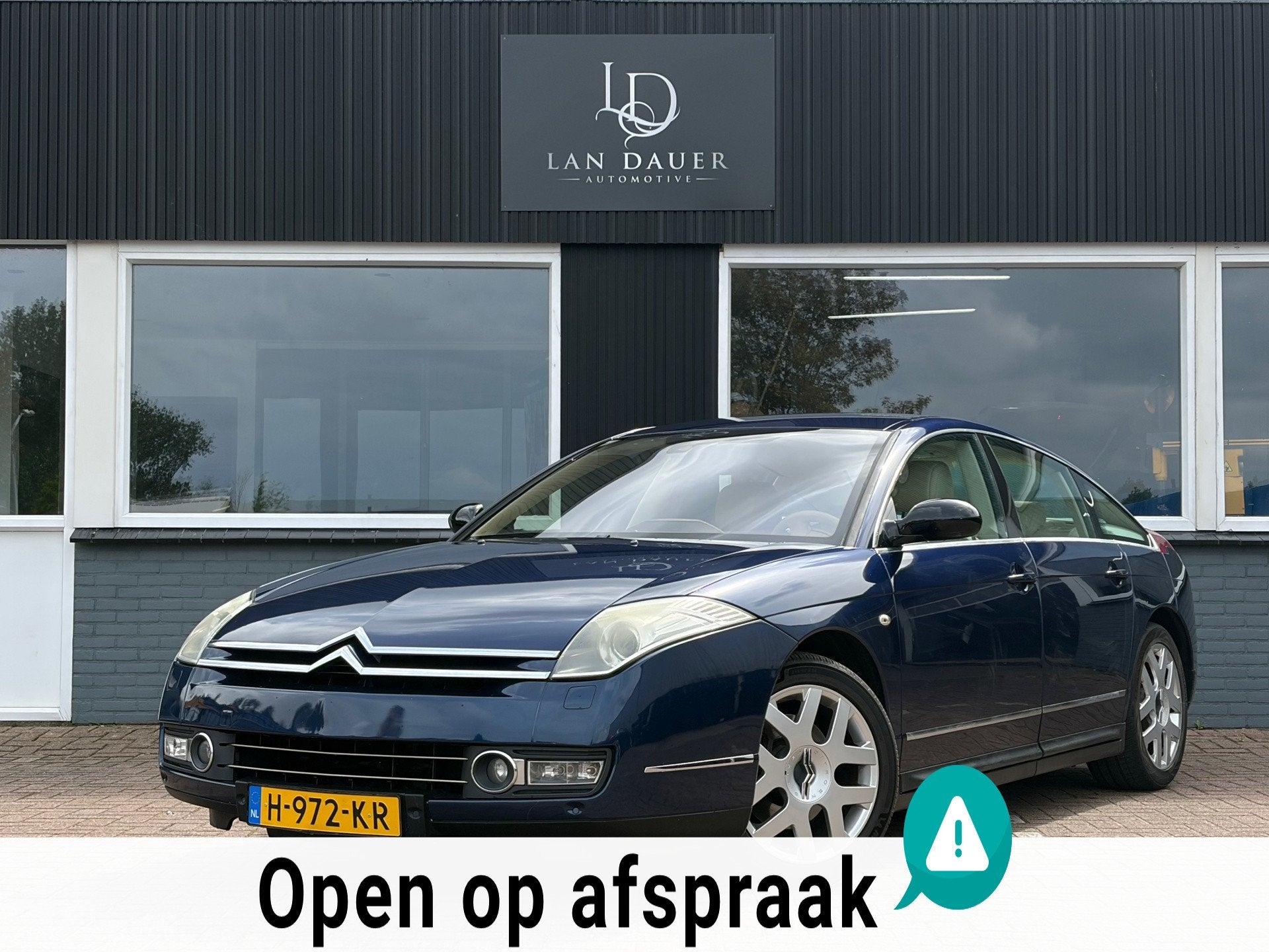 Citroen C6 3.0 V6 / Automaat / beige Interieur Nette wagen!, Auto's, Citroën, Gebruikt, C6, 2946 cc, Blauw