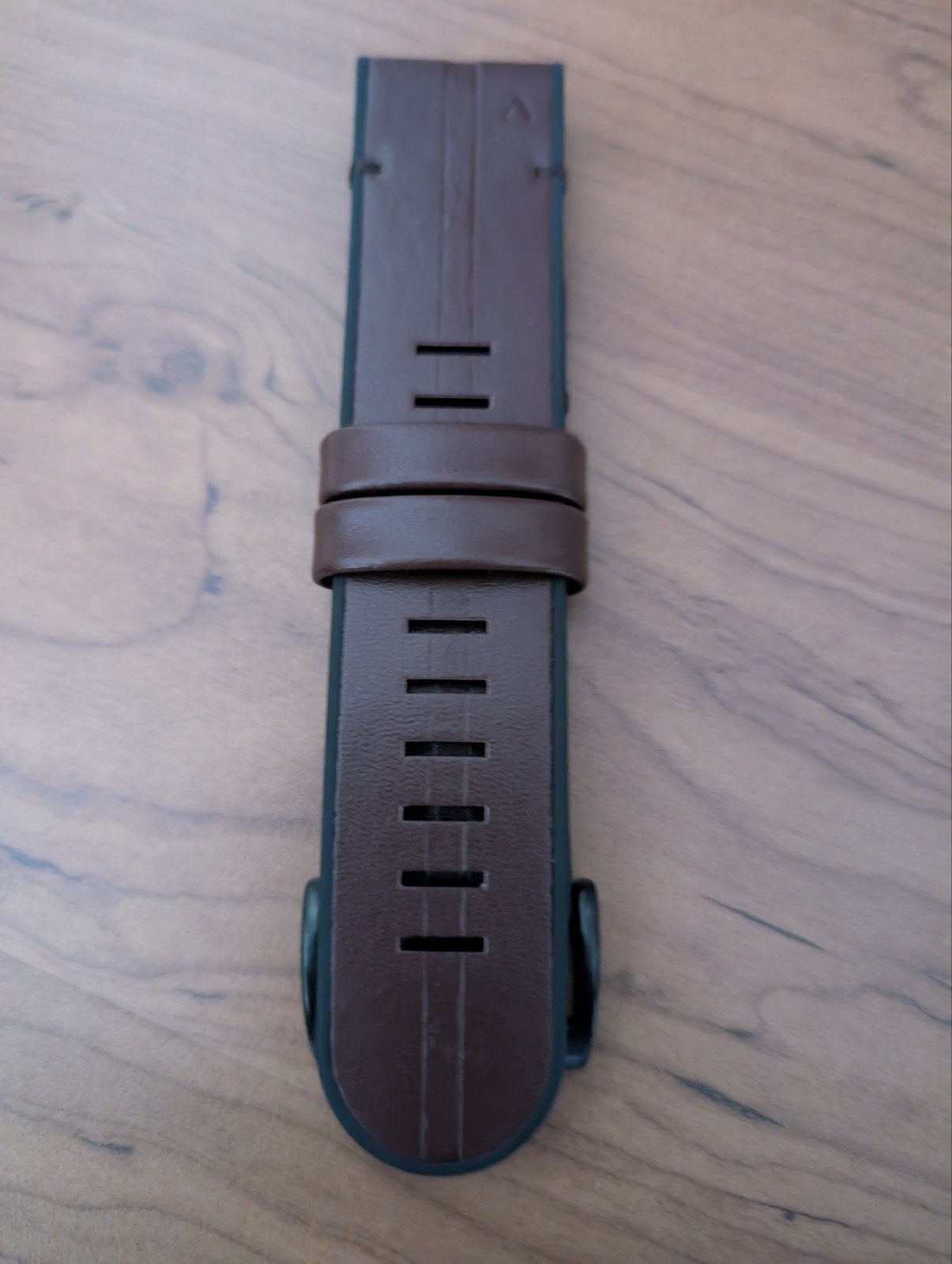 26mm QuickFit Horlogeband Nep Leer Donkerbruin, Ophalen of Verzenden, Nieuw