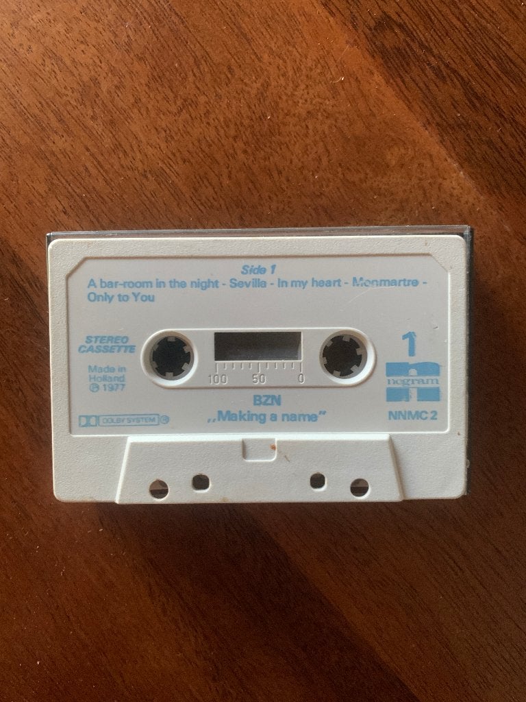 BZN - Making a Name - Cassettebandje 1977, Gebruikt, 1 bandje, Ophalen of Verzenden, Origineel