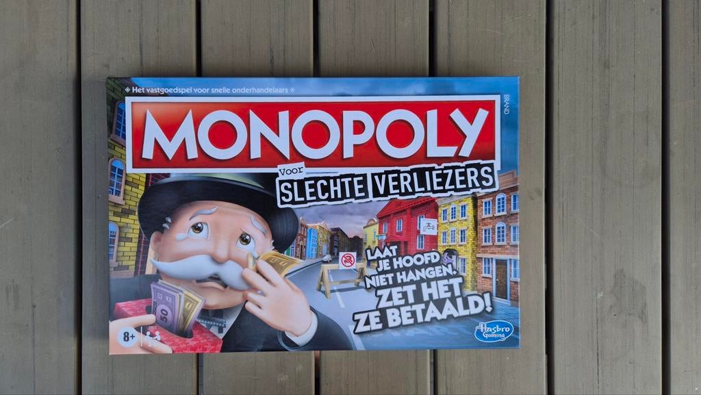 Monopoly voor Slechte Verliezers - Bordspel, Vijf spelers of meer, Ophalen of Verzenden, Nieuw, Hasbro