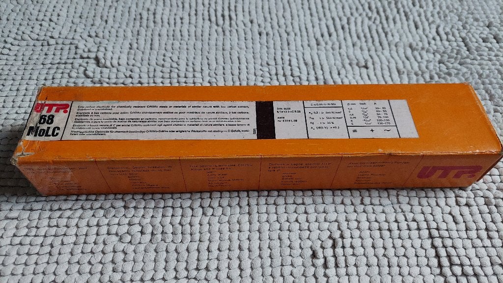 Laselektroden 4 mm UTP 68 MoLC, Doe-het-zelf en Verbouw, Gereedschap | Lasapparaten, Ophalen of Verzenden, Minder dan 150 ampère