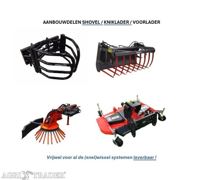 Aanbouwdelen Voorlader Compacttractor / Minishovel, Zakelijke goederen, Ophalen of Verzenden, Niet opgegeven, -, Niet opgegeven