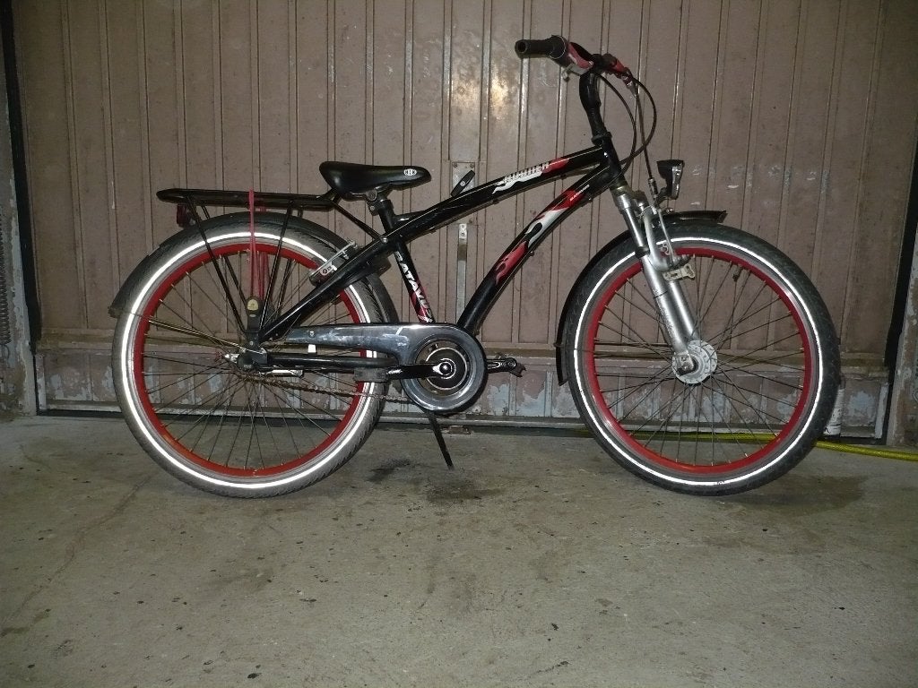 Stoere Batavus 24 inch jongensfiets met 3 versnellingen, Ophalen, Gebruikt, Batavus, Terugtraprem