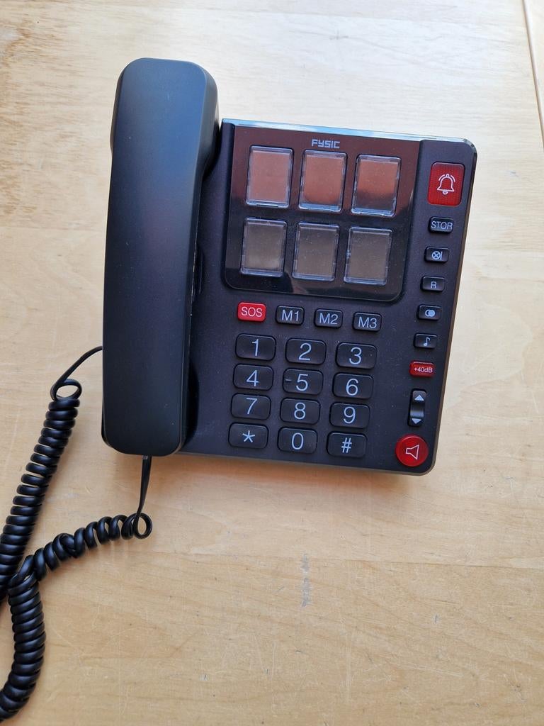 Fysic FX-3000 seniorentelefoon met grote toetsen, Ophalen of Verzenden, Zo goed als nieuw, 1 handset