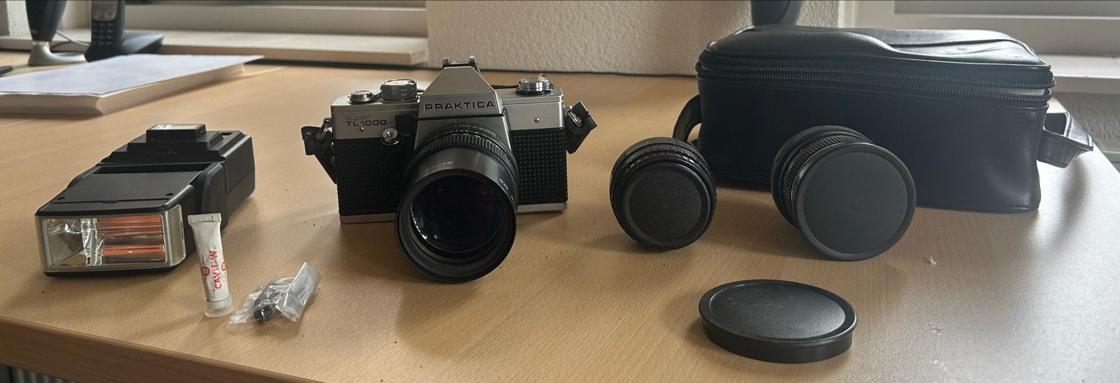 Praktica Super TL1000 Spiegelreflexcamera, Ophalen, Gebruikt, Spiegelreflex, Overige Merken