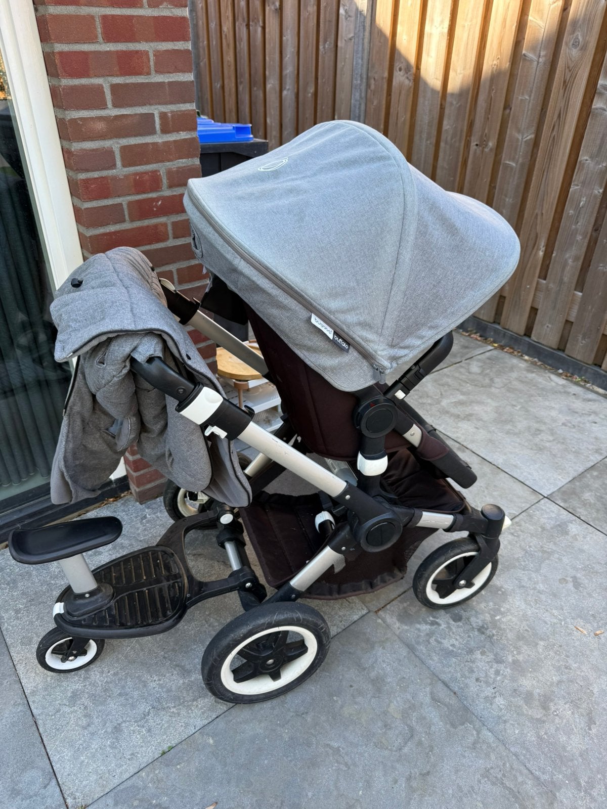 Kinderwagen, Gebruikt, Bugaboo, Verstelbare duwstang, Ophalen