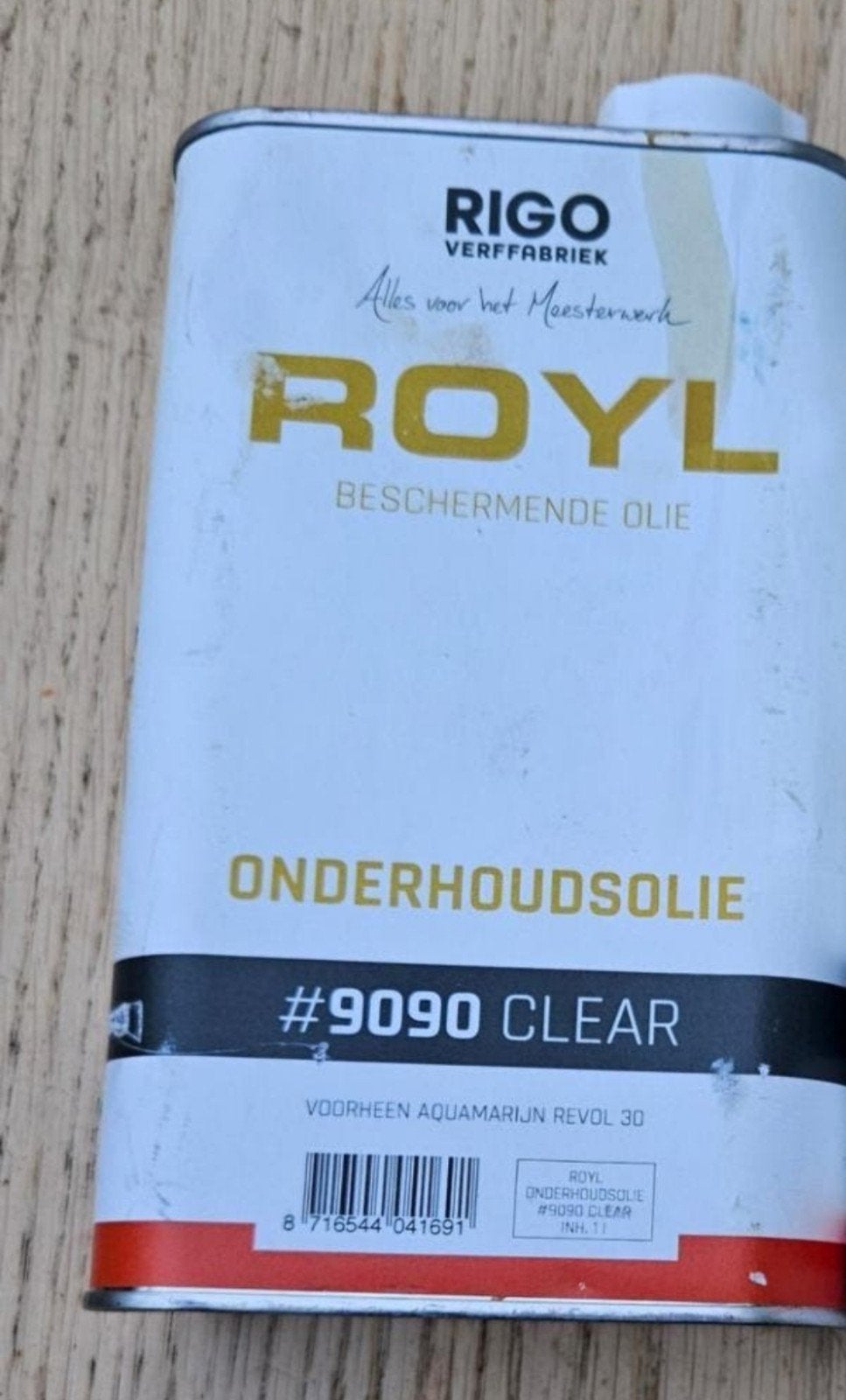 Royl onderhoudsolie, Doe-het-zelf en Verbouw, Ophalen, Beits