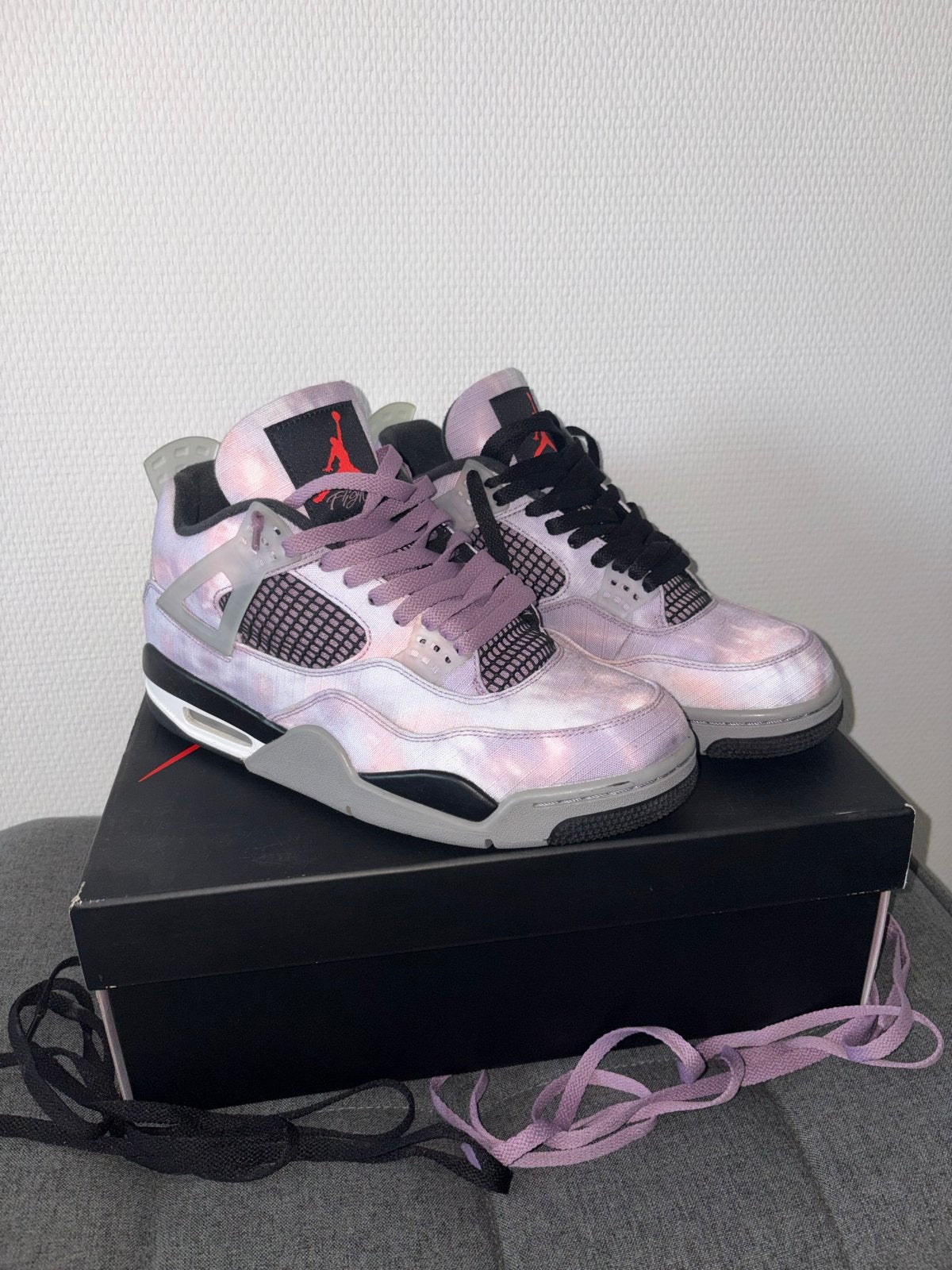 Nike Air Jordan 4 Retro 'Zen Master' - Maat 44, Overige kleuren, Nieuw, Ophalen of Verzenden, Sneakers of Gympen