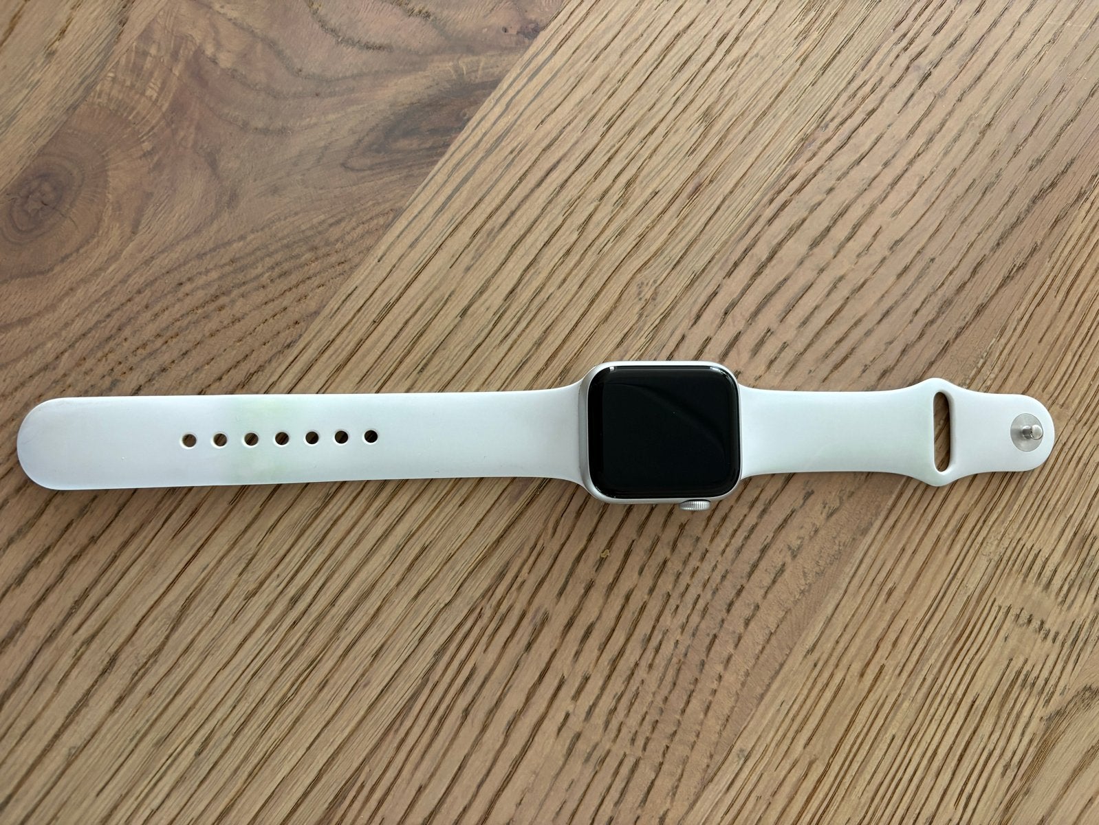Apple Watch Series 6 (44mm) - Wit - Gebruikt, Ophalen, Wit, IOS, Waterdicht