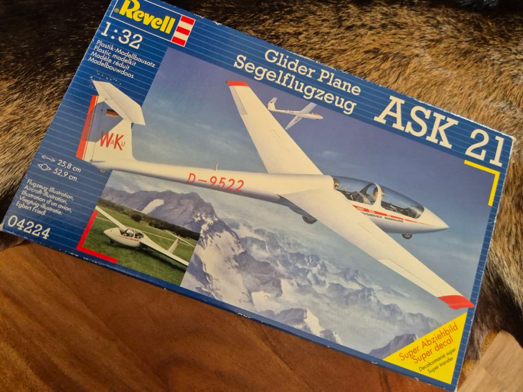 Segelflugzeug ASK 21 Revell 04224 ('05), Revell, Nieuw, Ophalen of Verzenden, Groter dan 1:72