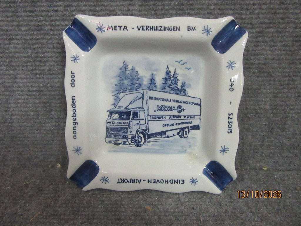 asbak  Meta  DAF vrachtwagen  auto, Verzamelen, Ophalen of Verzenden, Zo goed als nieuw, Asbak
