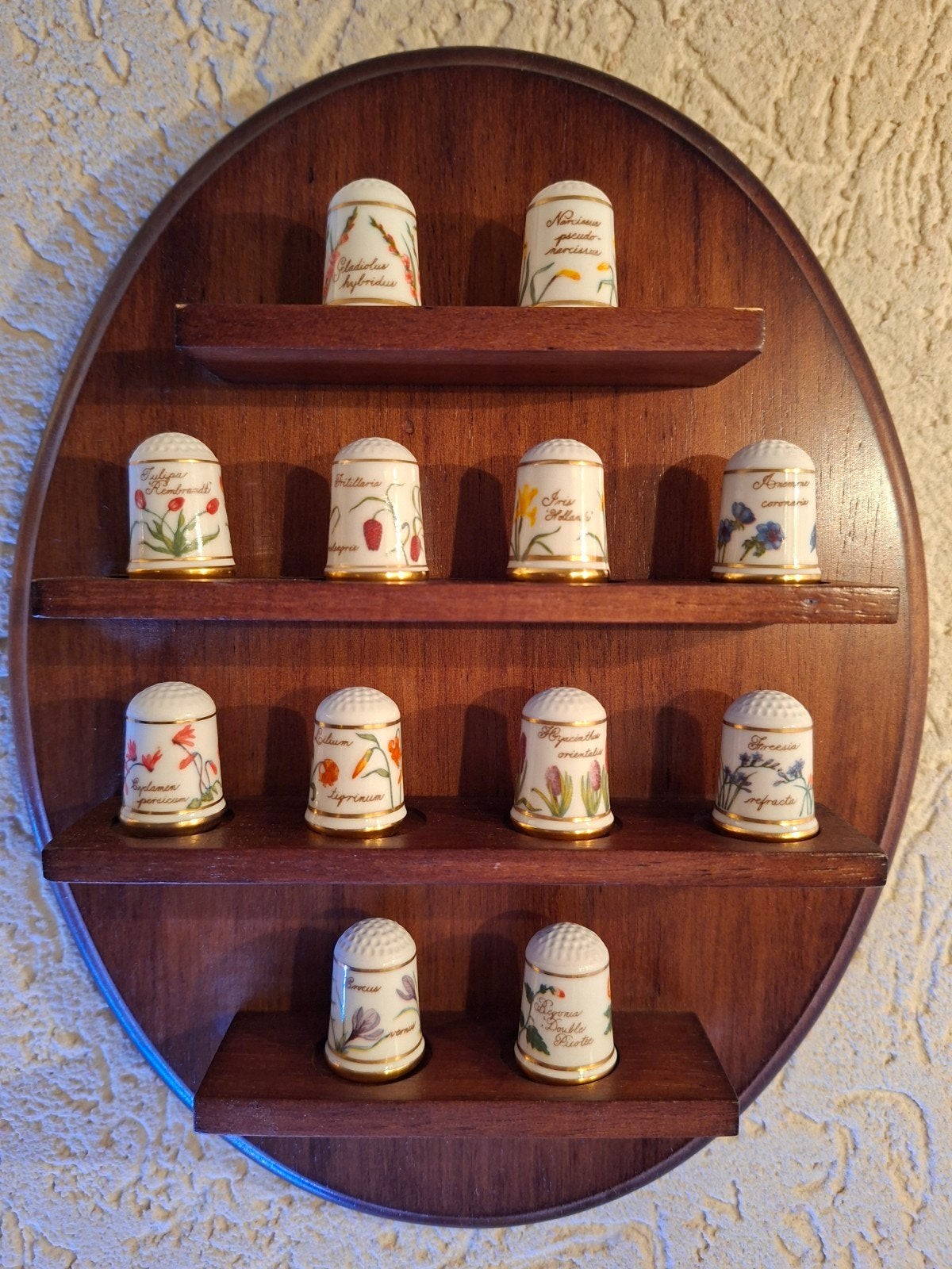 Vintage Franklin Mint Vingerhoedjes Bloemen van Nederland, Verzamelen, Ophalen of Verzenden, Nieuw, Porselein, Nederland
