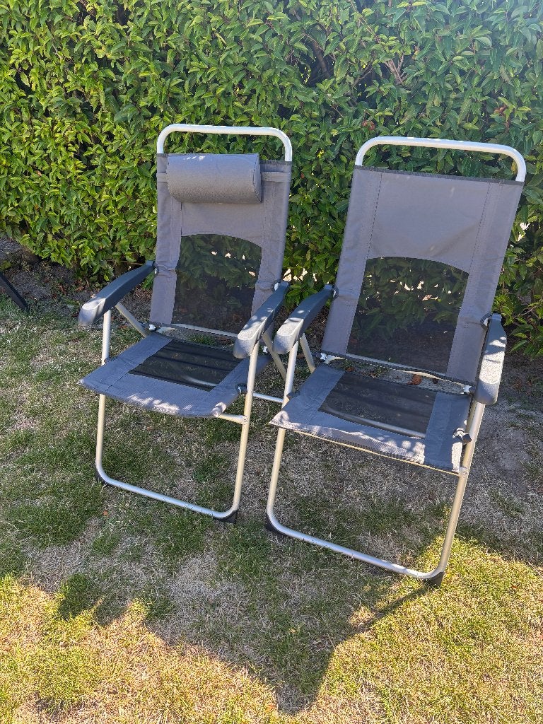 Campingstoel middel, Caravans en Kamperen, Ophalen, Gebruikt, Campingstoel