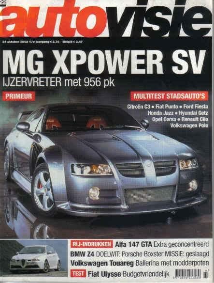 Autovisie 22 2002 : Alfa Romeo 147 GTA - Ford Focus RS - BMW, Ophalen of Verzenden, Gelezen, Algemeen