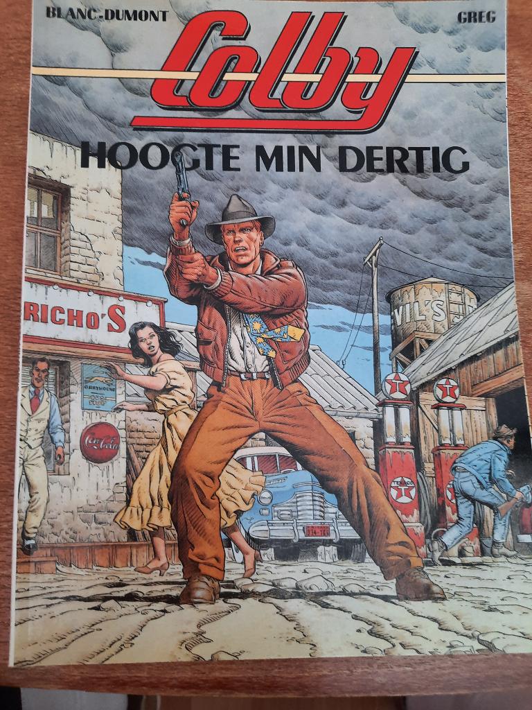 Colby, hoogte min dertig, Boeken, Stripboeken, Eén stripboek, Ophalen of Verzenden