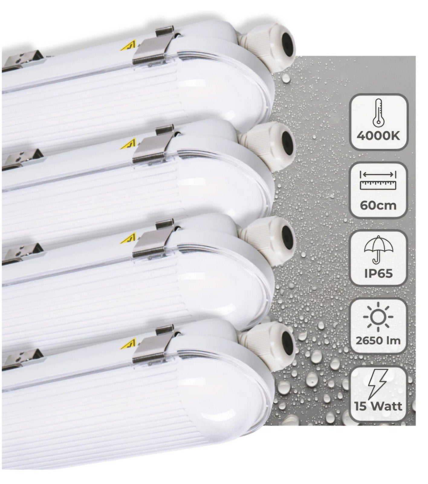 9x Nieuwe Phillips Armaturen - LED Waterdicht 60cm 15W, Ophalen, Nieuw, Overige merken, Overige typen