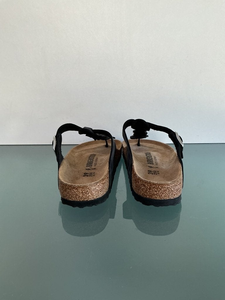 Birkenstock 39 | Gizeh Braided | zwart |Gratis verzenden, Kleding | Dames, Slippers, Verzenden, Zwart, Nieuw