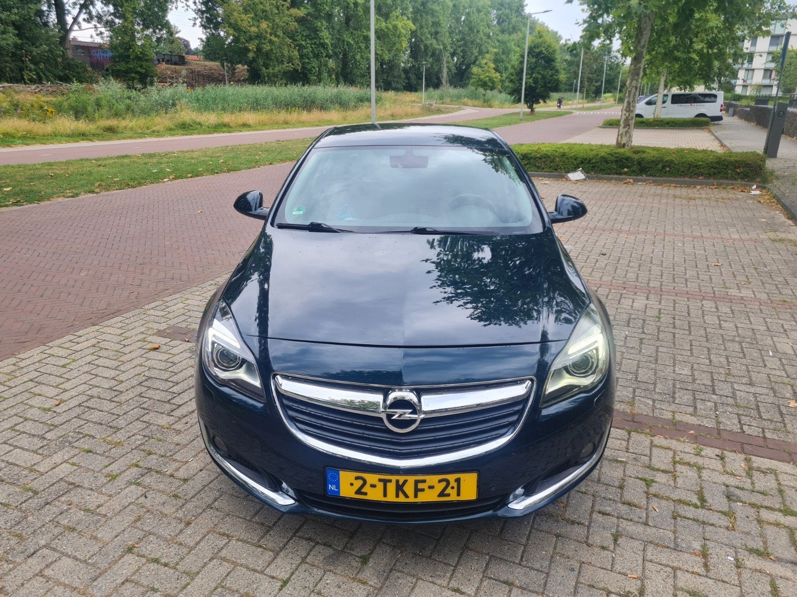 Opel Insignia 1.6 Turbo 125KW 4-DRS 2014 Groen, Auto's, Voorwielaandrijving, 4 cilinders, Origineel Nederlands, Handgeschakeld