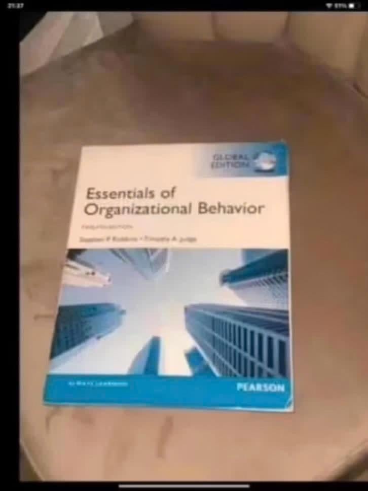 essentials of organizational behavior, Verzenden, Beta, Zo goed als nieuw, WO