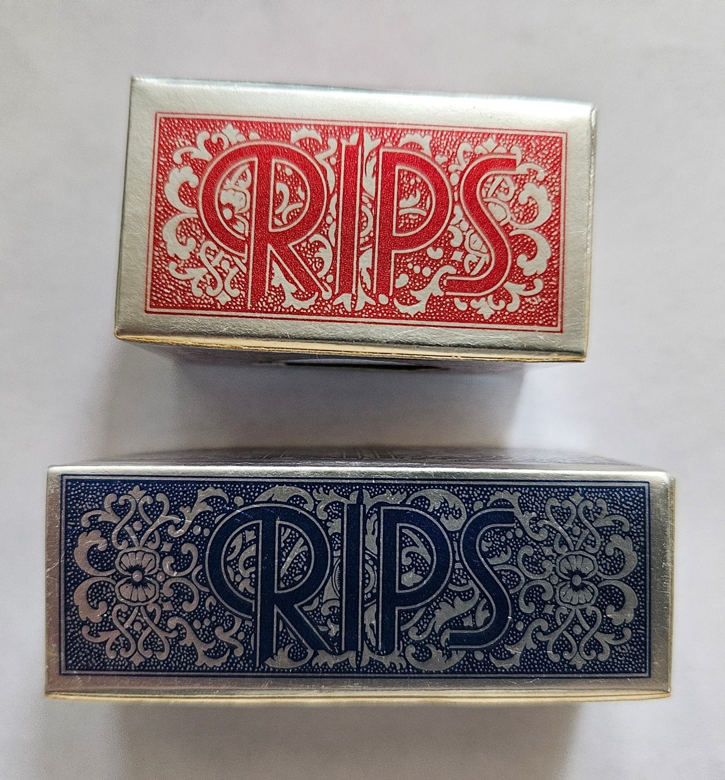 2 Vintage doosjes vloeitjes strips sigarettenpapier Rips, Verzamelen, Verzenden, Nieuw, Overige typen