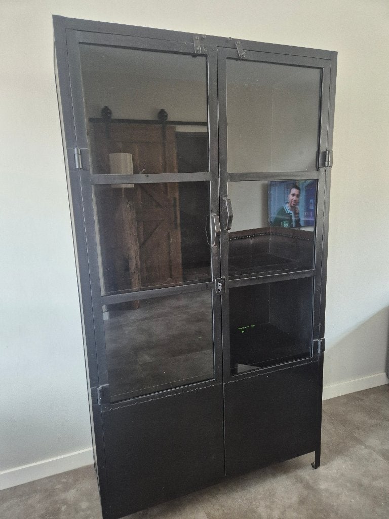 (Buffet-/boeken) kast. Moet zsm weg., Ophalen, Industriëel/staal, 50 tot 100 cm, Zo goed als nieuw
