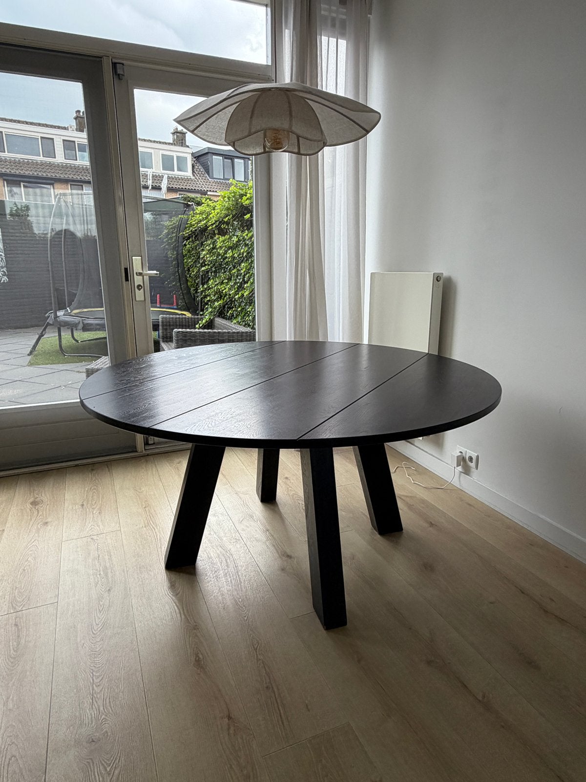 Woood Rhonda eettafel Ø150 cm, Ophalen, Gebruikt, Vijf personen of meer, 100 tot 150 cm