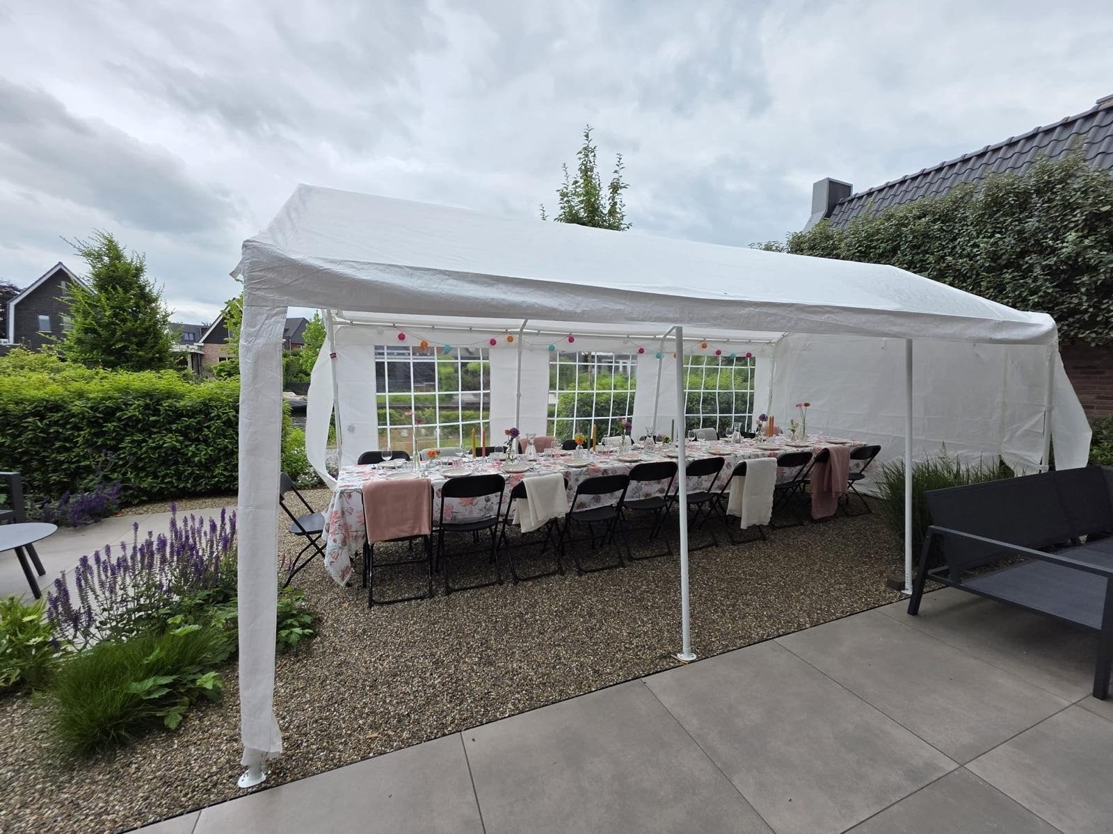 Ruime Partytent voor Feesten en Evenementen, Tuin en Terras, Partytenten, Gebruikt, Partytent, 2 meter of meer, 5 tot 8 meter
