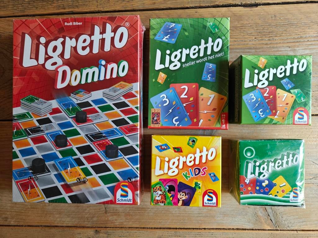 5 X Ligretto., Schmidt., Nieuw, Ophalen of Verzenden, Smidt.