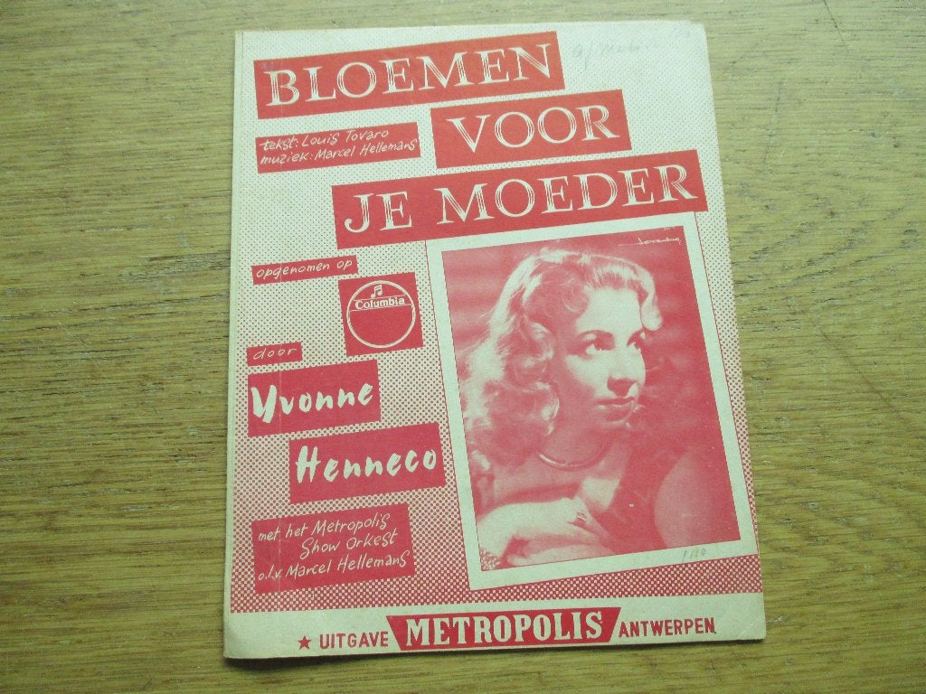 BLOEMEN VOOR JE MOEDER, Gebruikt, Ophalen of Verzenden, Piano, Artiest of Componist