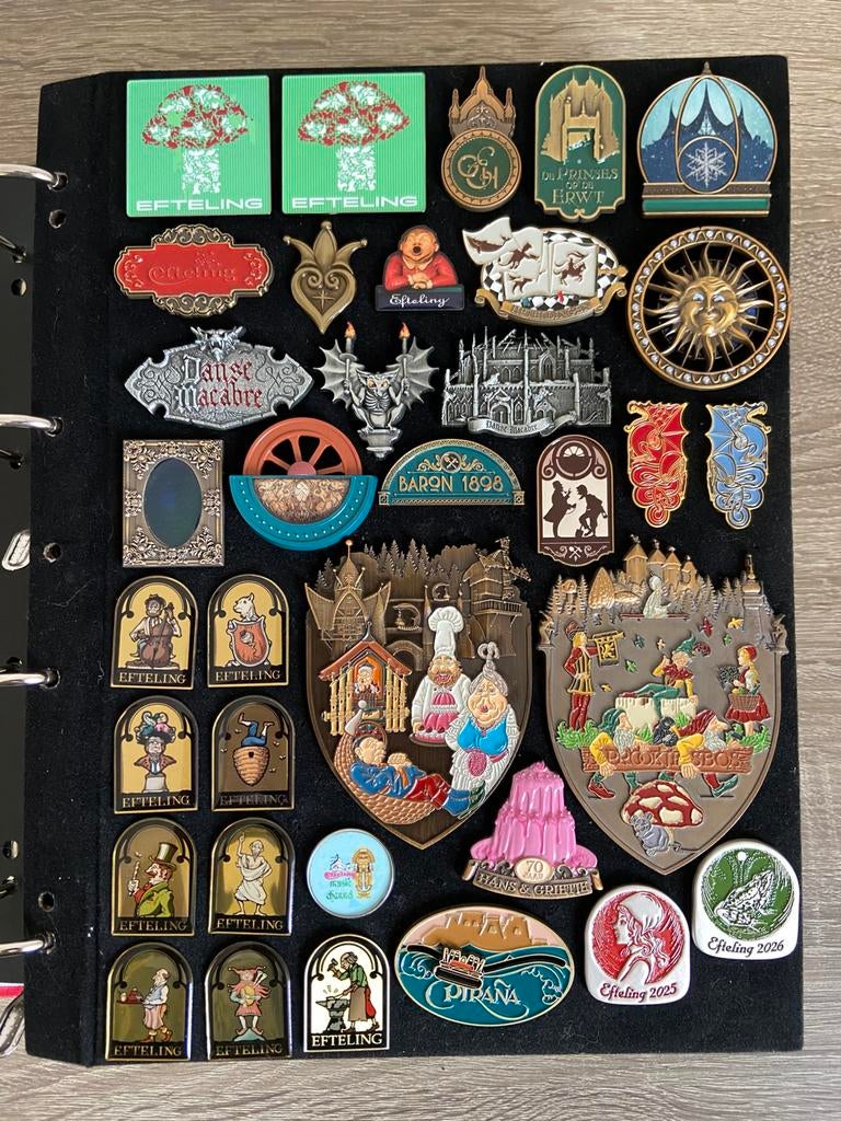 pretpark pins, Ophalen of Verzenden, Zo goed als nieuw, Overige onderwerpen, Speldje of Pin