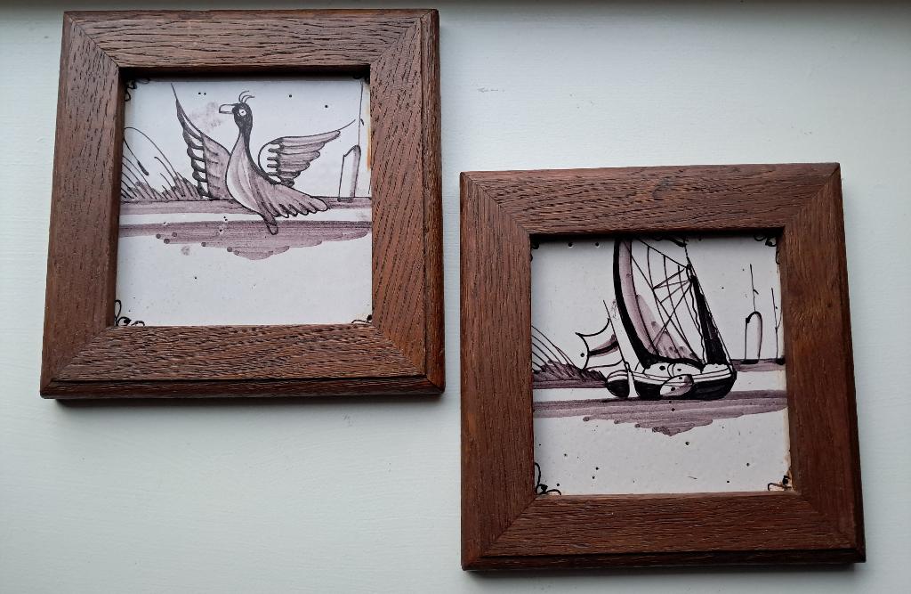 Antieke wandtegels, Antiek en Kunst, Antiek | Wandborden en Tegels, Ophalen of Verzenden