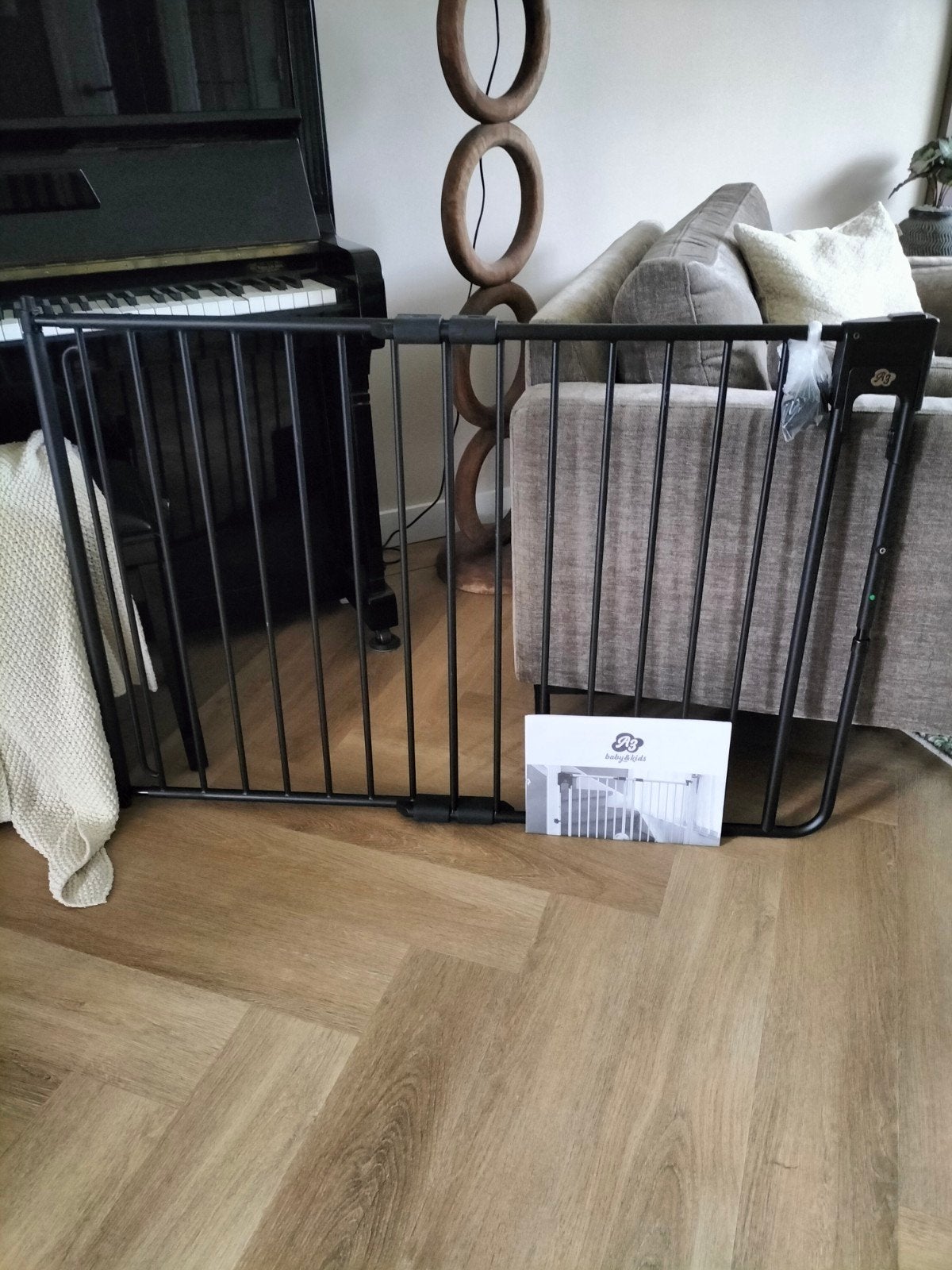 A3 Traphekje Zwart - Verstelbaar 75,5-116cm, Hoogte 80cm, Kinderen en Baby's, Ophalen, Gebruikt, 115 cm of meer, Metaal of IJzer