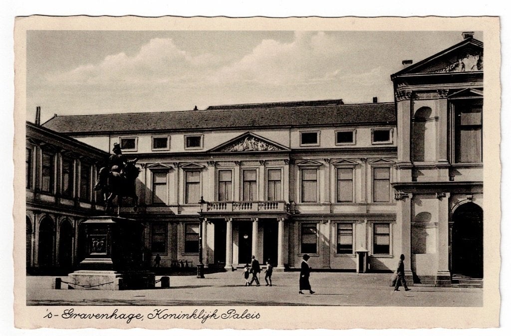 's Gravenhage. Het Koninklijk Paleis., Ophalen of Verzenden, Voor 1920, Ongelopen, Zuid-Holland