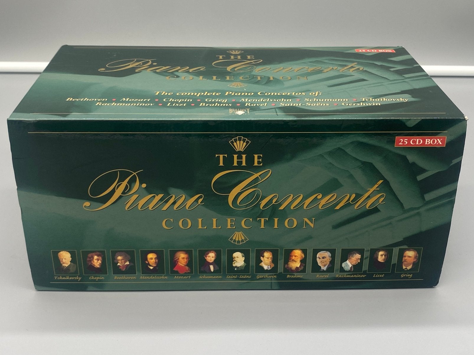 The Piano Concerto Collection - Brilliant Classics - 25 CD’s, Cd's en Dvd's, Cd's | Klassiek, Boxset, Speciale editie, Ophalen of Verzenden