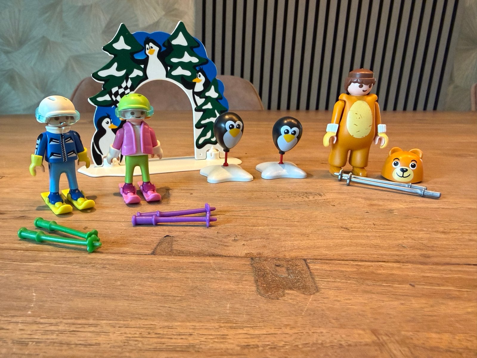 Playmobil Family Fun 9282 Skischoolmet Pinguïns, Complete set, Zo goed als nieuw, Figuren, Family fun