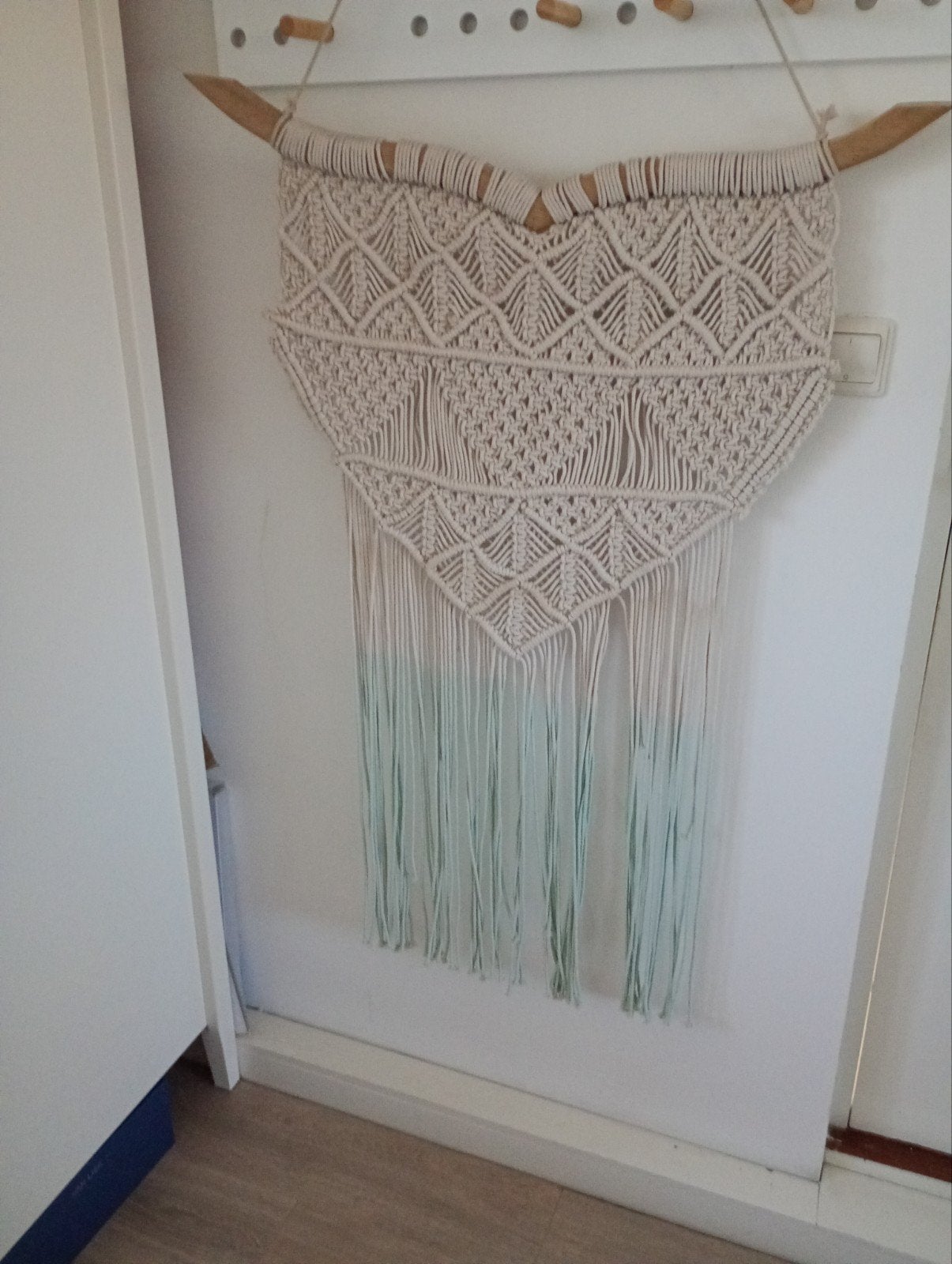 Macrame wandkleed, Ophalen, Zo goed als nieuw