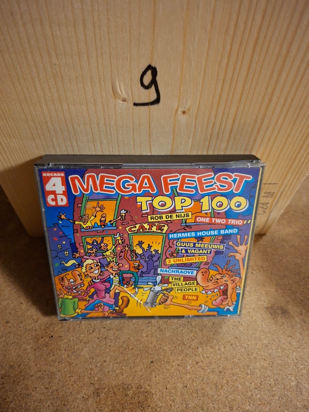 Mega Feest Top 100 - 4 CD Boxset met diverse artiesten, Ophalen of Verzenden, Gebruikt, Pop, Boxset