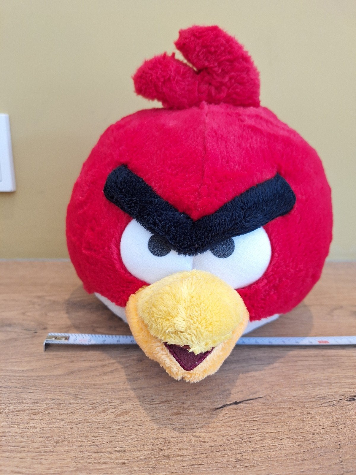 Angry Birds knuffel - Rode vogel, Gebruikt, Overige merken, Overige typen, Ophalen of Verzenden