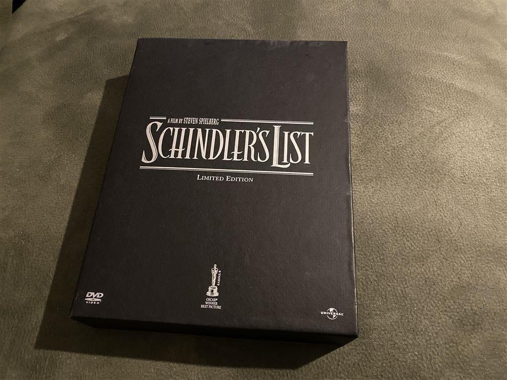 Schindlers\'s List steven spielberg limited edition [874], Cd's en Dvd's, Alle leeftijden, Verzenden, Zo goed als nieuw