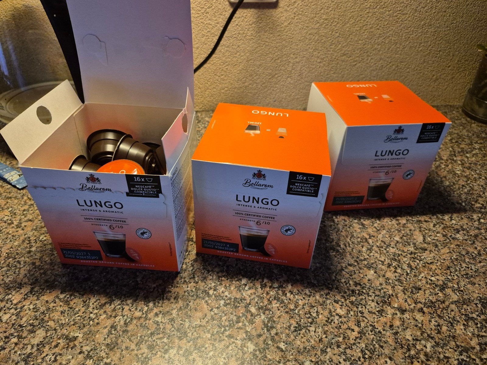 Dolce gusto 3 dozen Koffie cups, Diversen, Levensmiddelen, Ophalen