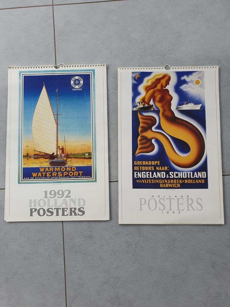 Kalenders met Holland posters begin 1900,, Ophalen of Verzenden, Overige onderwerpen