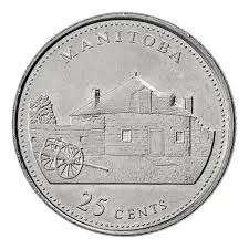 Canada - 25 cent 1992 - Manitoba - circulated, Verzenden, Noord-Amerika, Losse munt