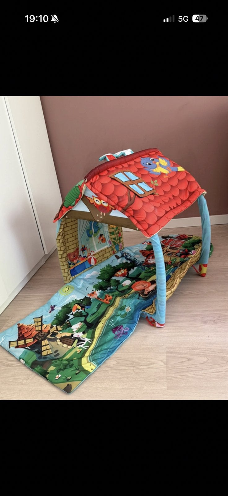 Boxkleed boerderij thema, 3-in-1, zo goed als nieuw, Ophalen of Verzenden, Zo goed als nieuw, Speelkleed