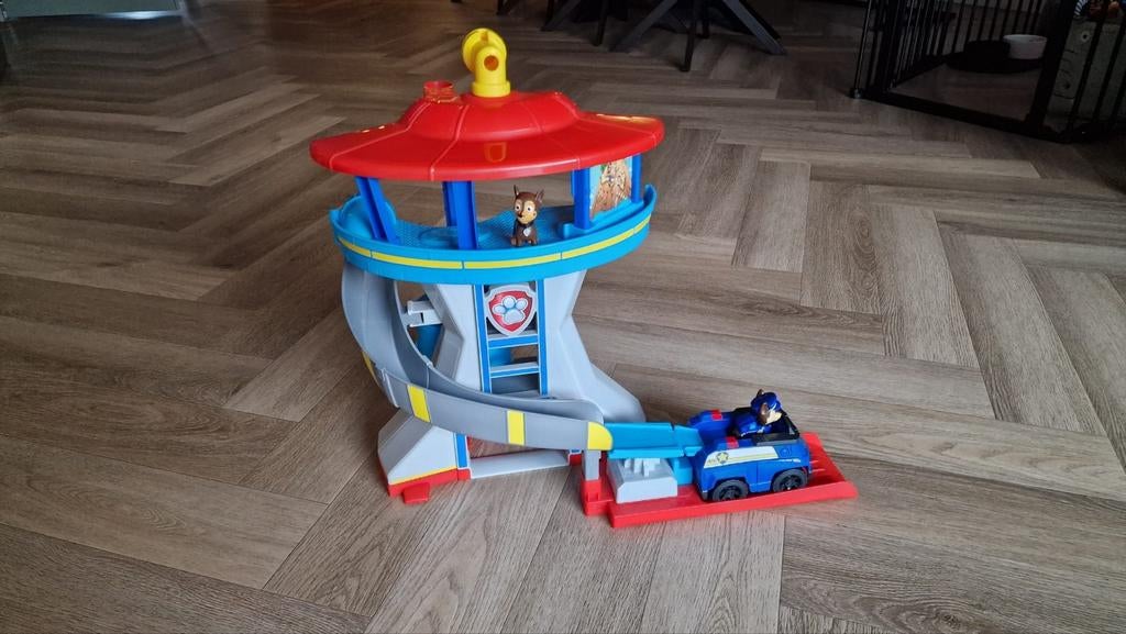 Paw Patrol Uitkijktoren met Chase, Ophalen, Zo goed als nieuw, Jongen of Meisje