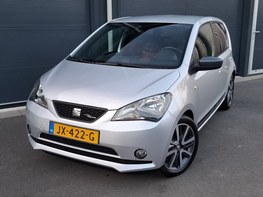 Seat Mii 1.0 FR Connect 44KW 2017 Grijs FR Line, Voorwielaandrijving, Stof, Zwart, Metallic lak