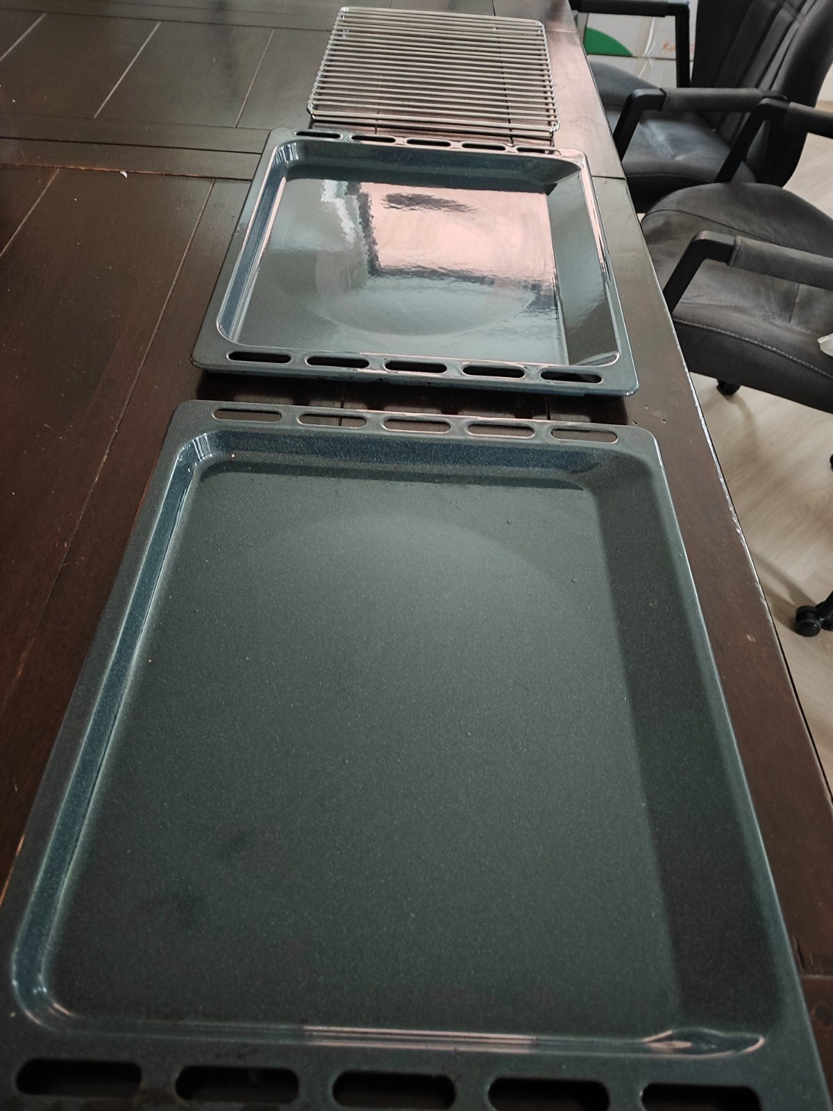 Ovenrooster en bakplaten - Zo goed als nieuw, Ophalen, Zo goed als nieuw, Minder dan 45 cm