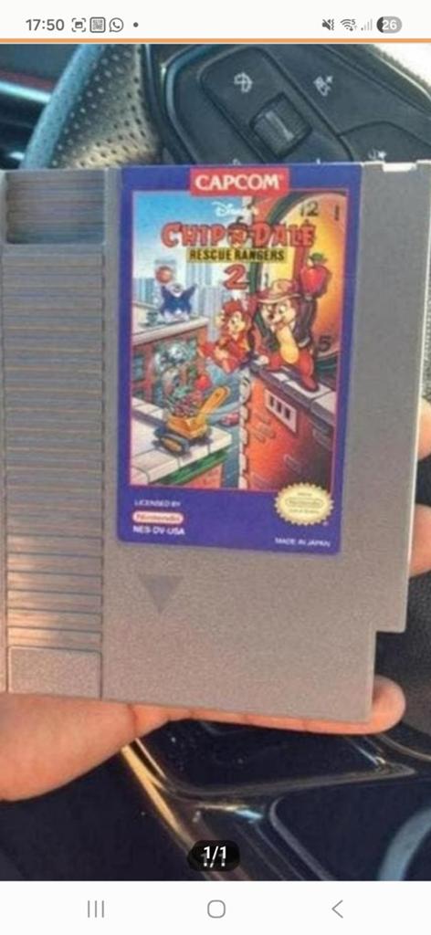 Gezocht chip & Dale 2 compleet, Spelcomputers en Games, Games | Nintendo NES, 1 speler, Ophalen of Verzenden, Zo goed als nieuw