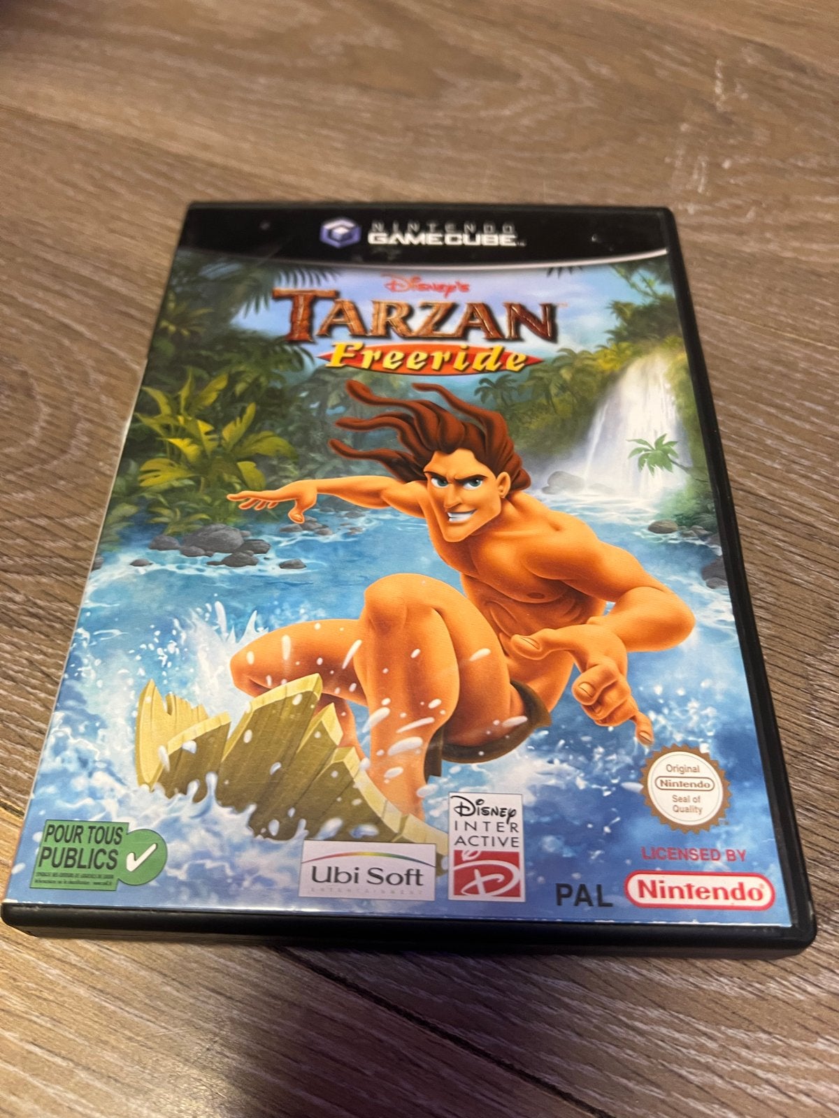 GameCube: Disney's Tarzan Freeride - Nette staat, Spelcomputers en Games, Avontuur en Actie, 1 speler, Ophalen of Verzenden, Zo goed als nieuw